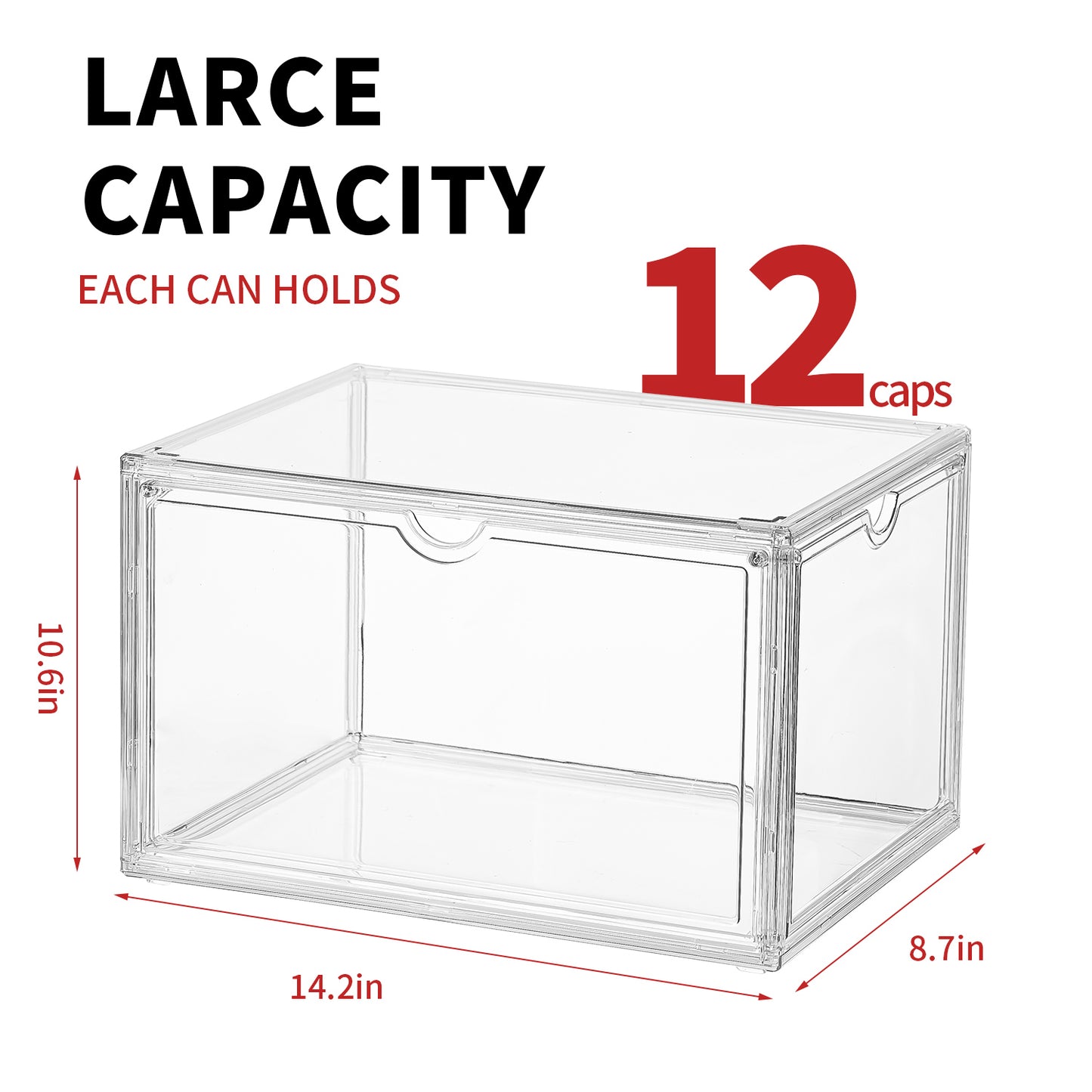 X-Large Hat Organizer Box