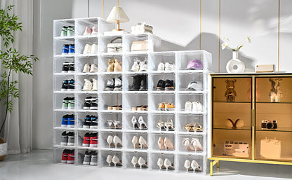 Stackable Drop-Front Shoe Boxes