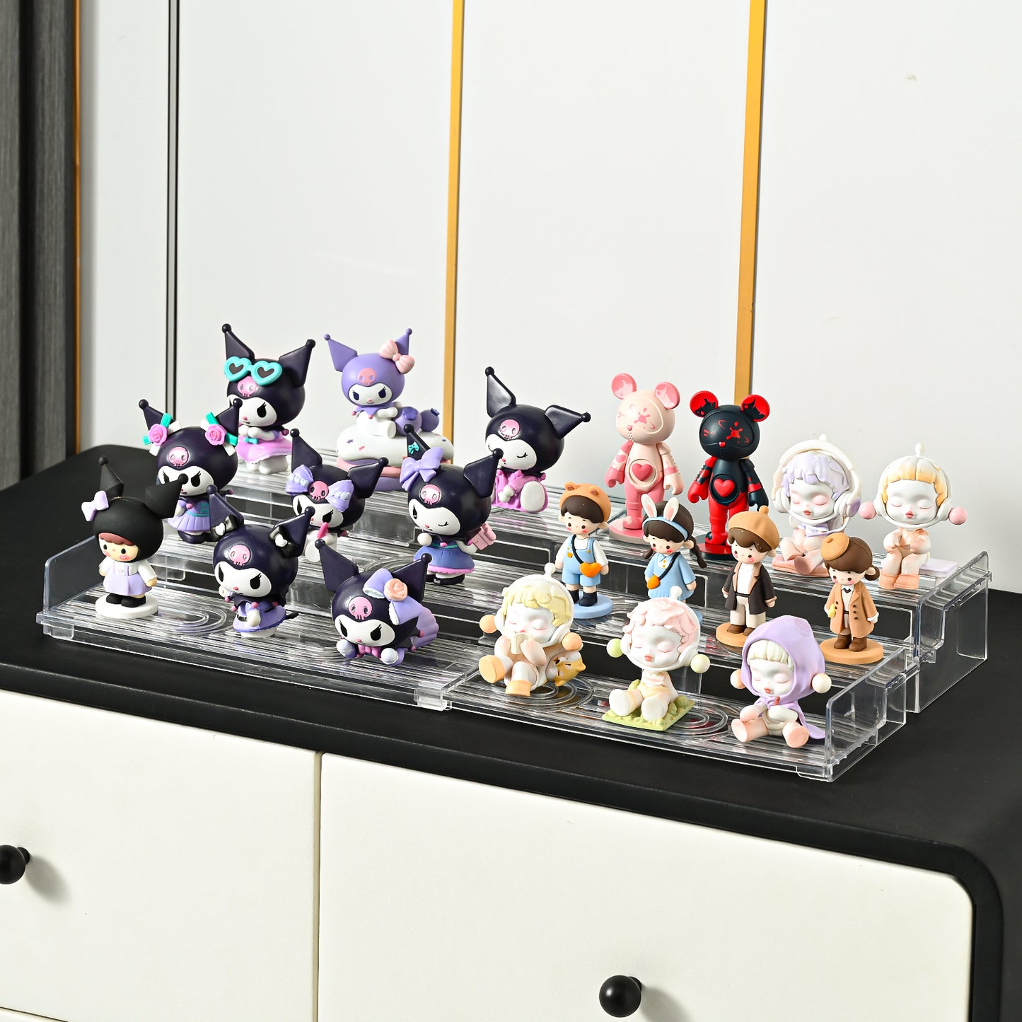 3-Tiers Retractable Display Stand