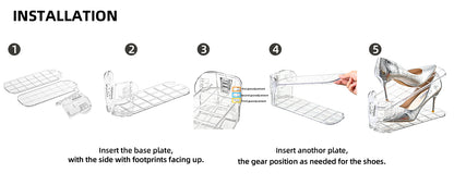 Adjustable Elephant-Shaped Shoe Slot