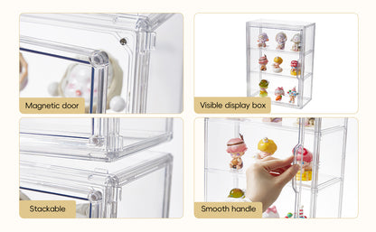3-Tiers Display Case for Collectibles