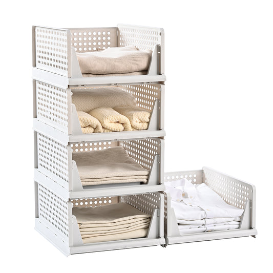 Foldable Plastic Storage Basket