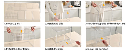 4-Tiers Display Case for Collectibles