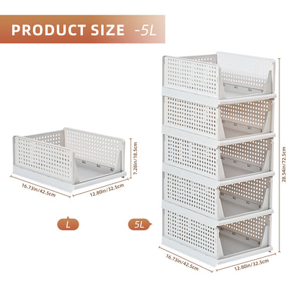 Foldable Plastic Storage Basket