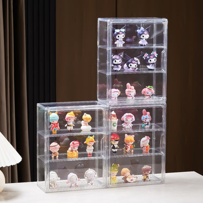 3-Tiers Display Case for Collectibles