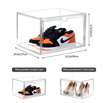 X-Large Clear Stackable Sneaker Display Case