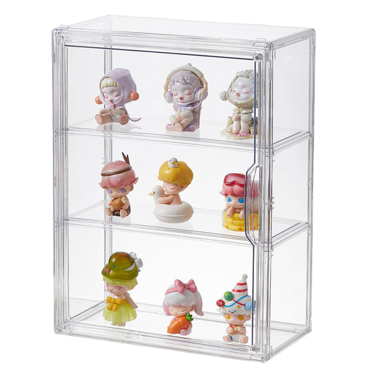3-Tiers Display Case for Collectibles