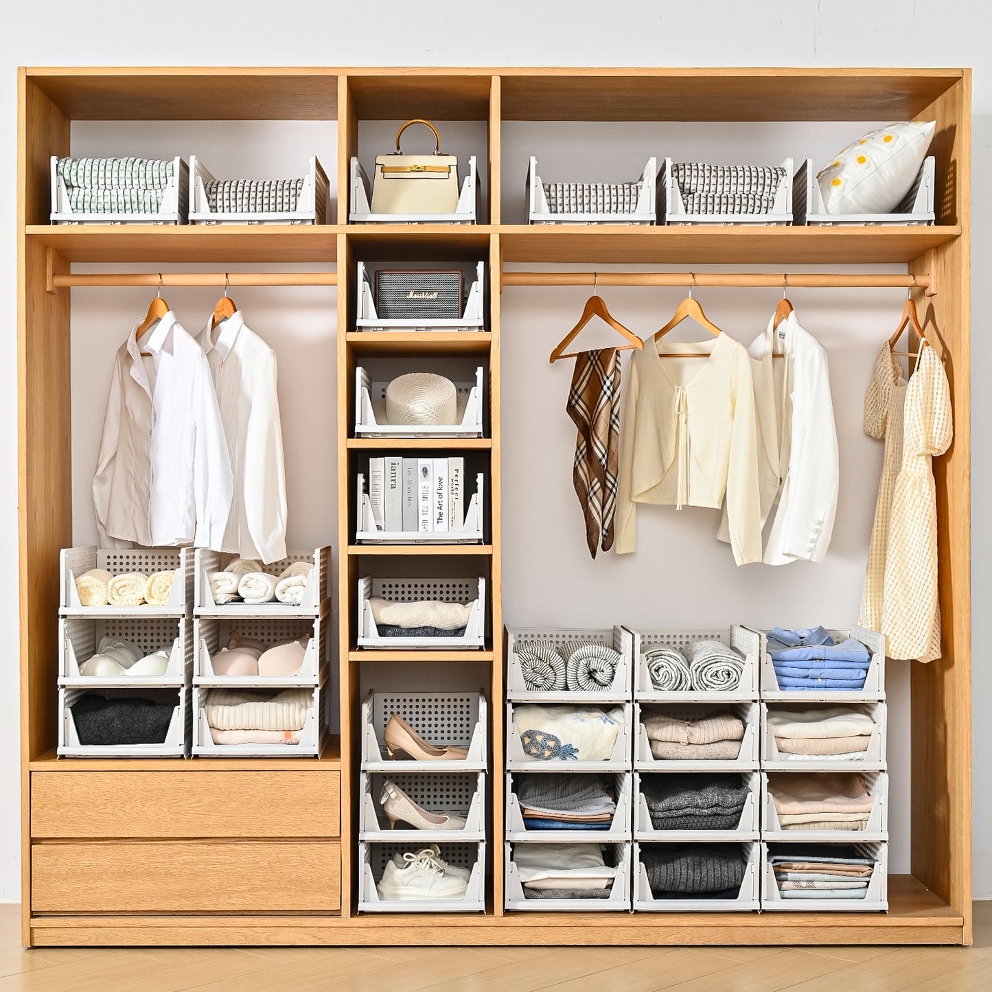 Foldable Plastic Storage Basket